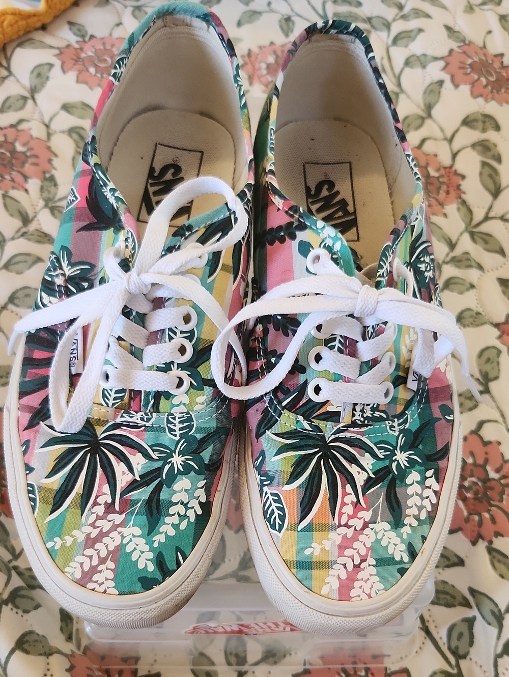 Vans Multicolor Tropical Floral Lace-Up Sneakers